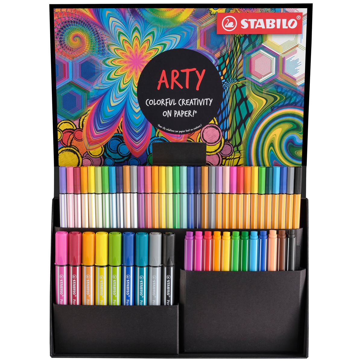 Premium felt-tip pen STABILO Pen 68 MAX - pack of 6 ARTY