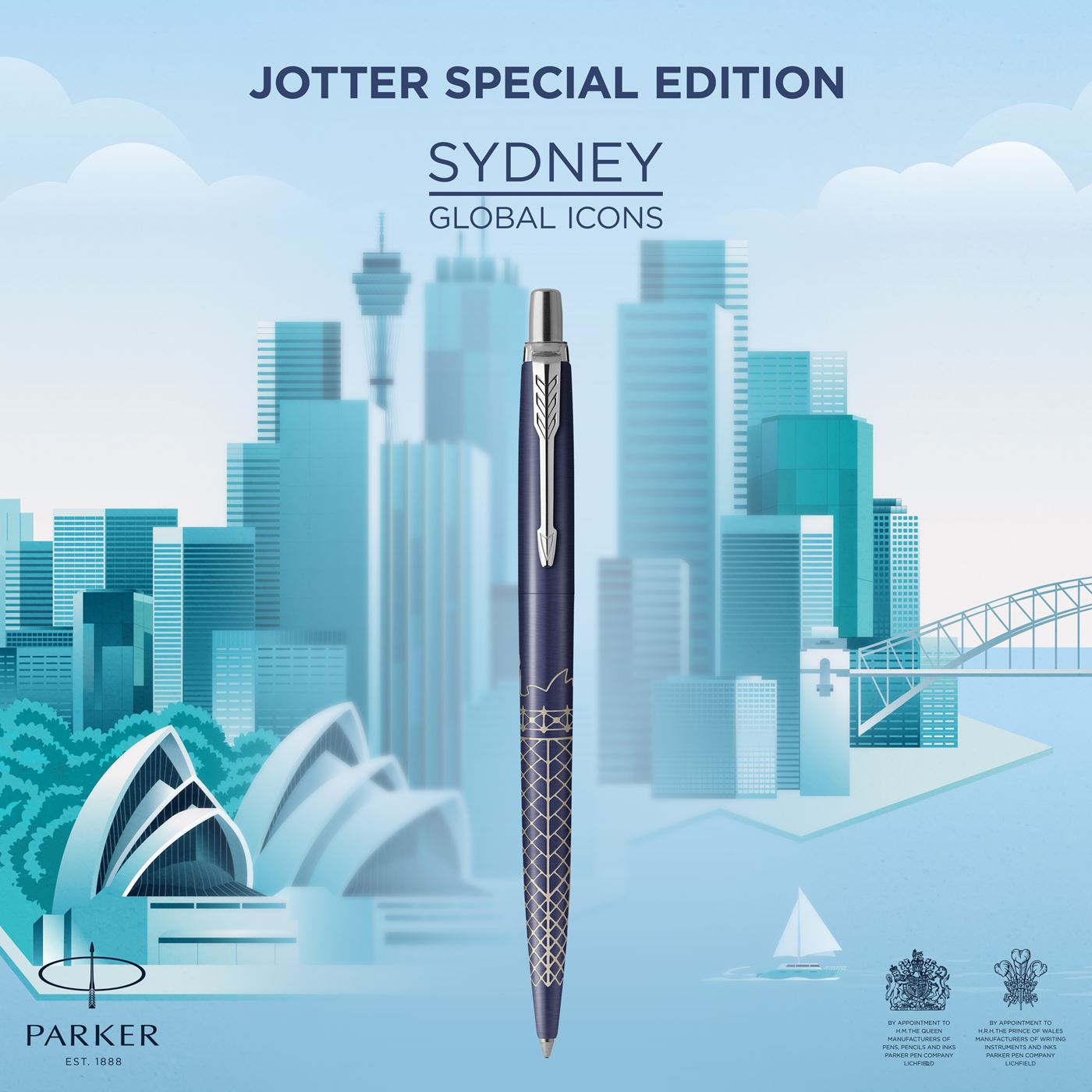 Parker Jotter Special Edition Global Icons: Sydney Blue Ballpoint Pen