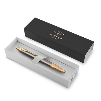 Parker IM Premium Pioneers Collection Gold Trim Ballpoint Pen