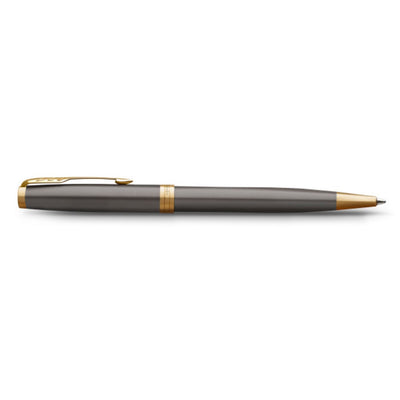 Parker Sonnet Grey Gold Trim Ballpoint Pen