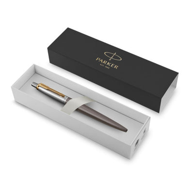 Parker Jotter XL Grey Gold Trim Ballpoint Pen