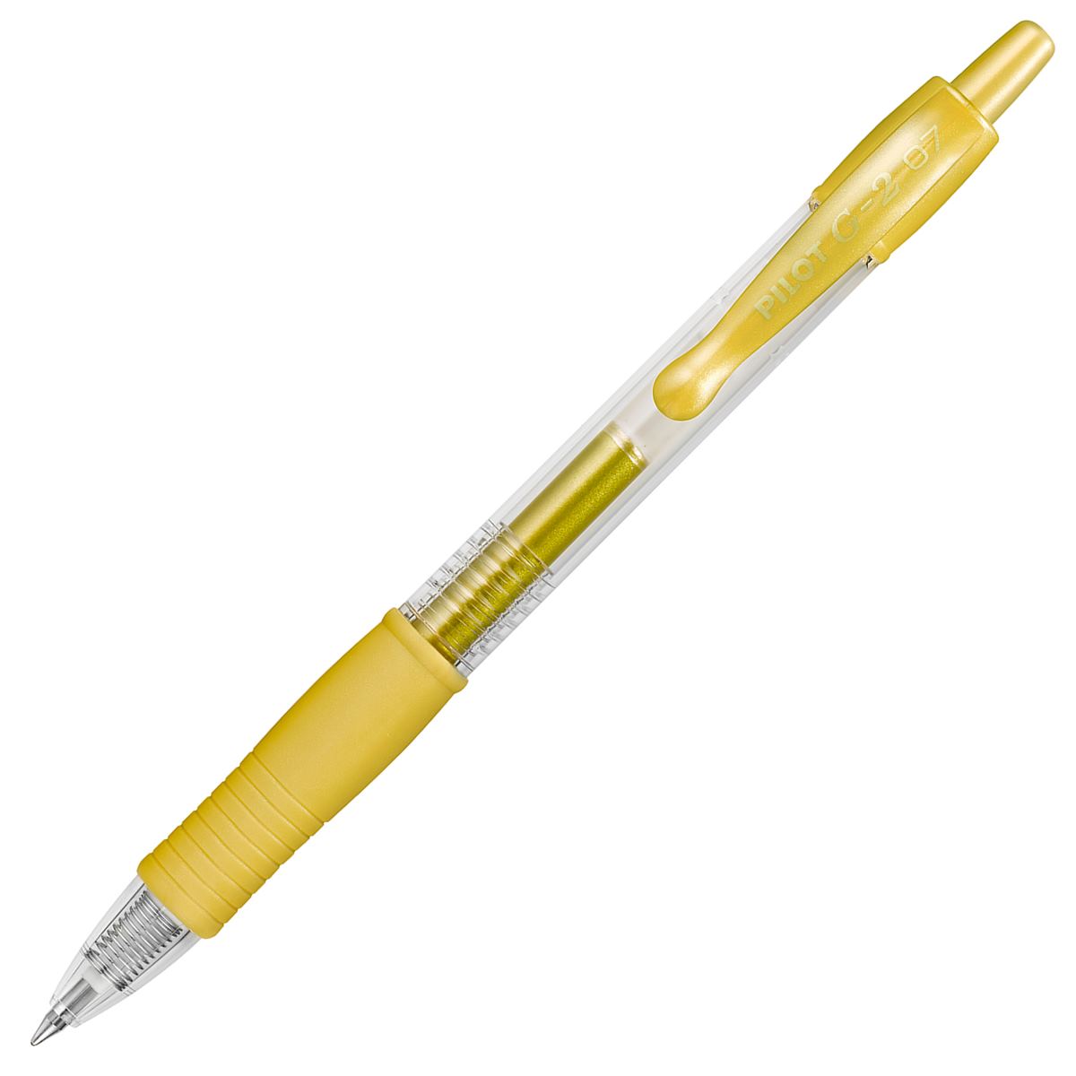 Pilot G-207 Metallic Retractable Gel Rollerball - Gold