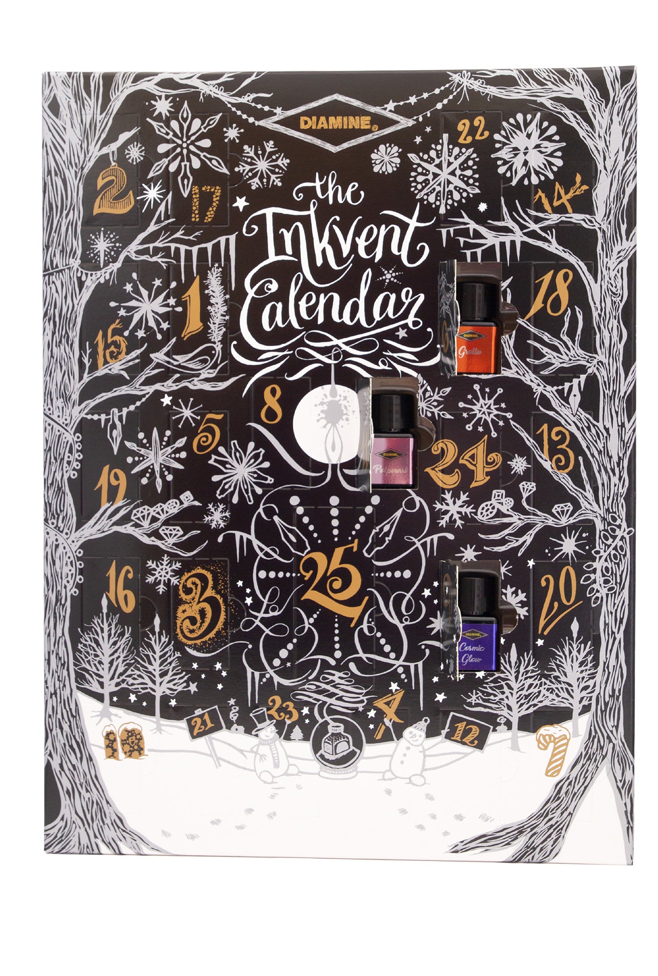 Diamine Ink-vent Calendar 2024 - Black Edition