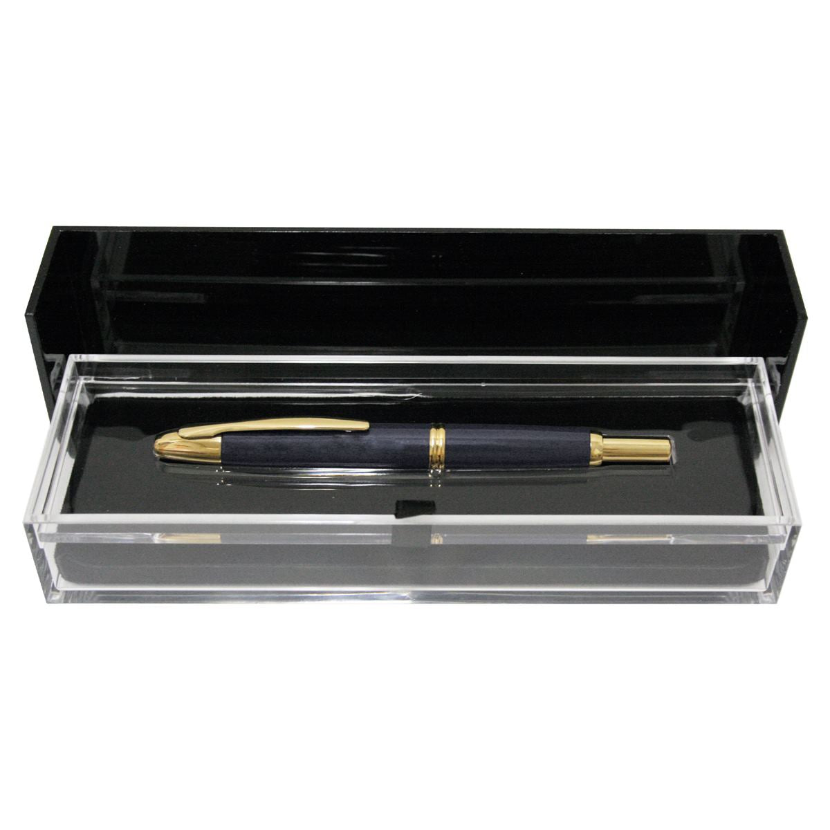 Pilot Capless Gold Trim Blue Barrel Fountain Pen