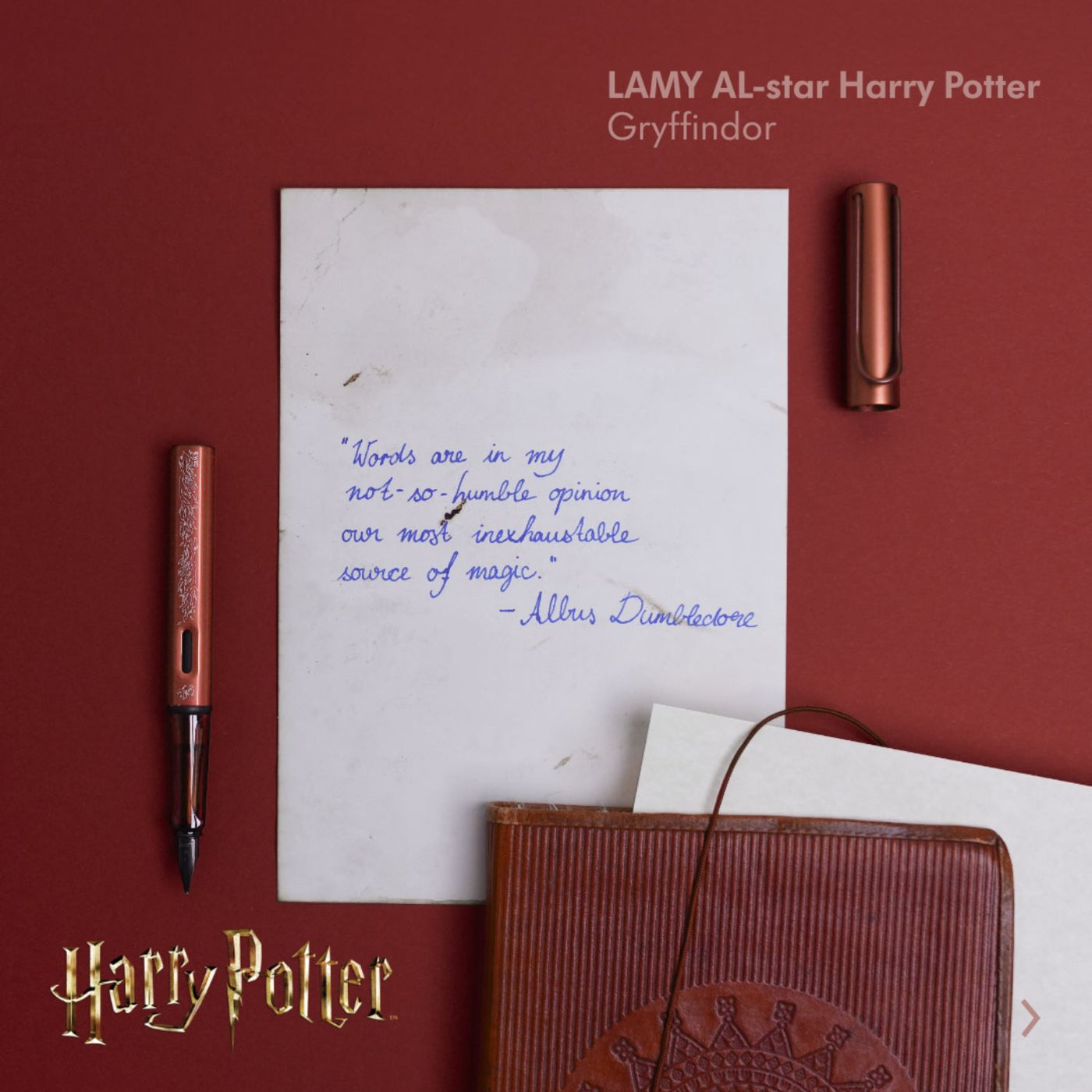 Lamy AL-Star Red Gryffindor Harry Potter Fountain Pen - 2024 Limited Edition