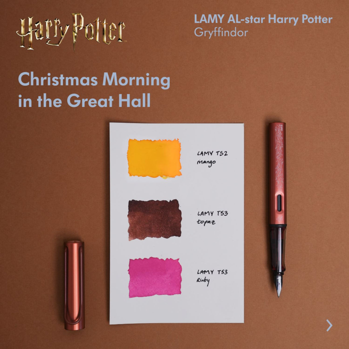 Lamy AL-Star Red Gryffindor Harry Potter Fountain Pen - 2024 Limited Edition