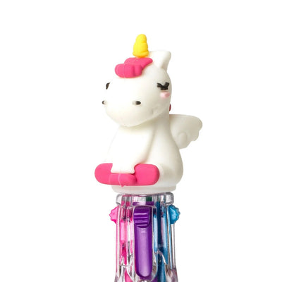 Legami Mini 4-Colour Magic Ballpoint Pen - Unicorn