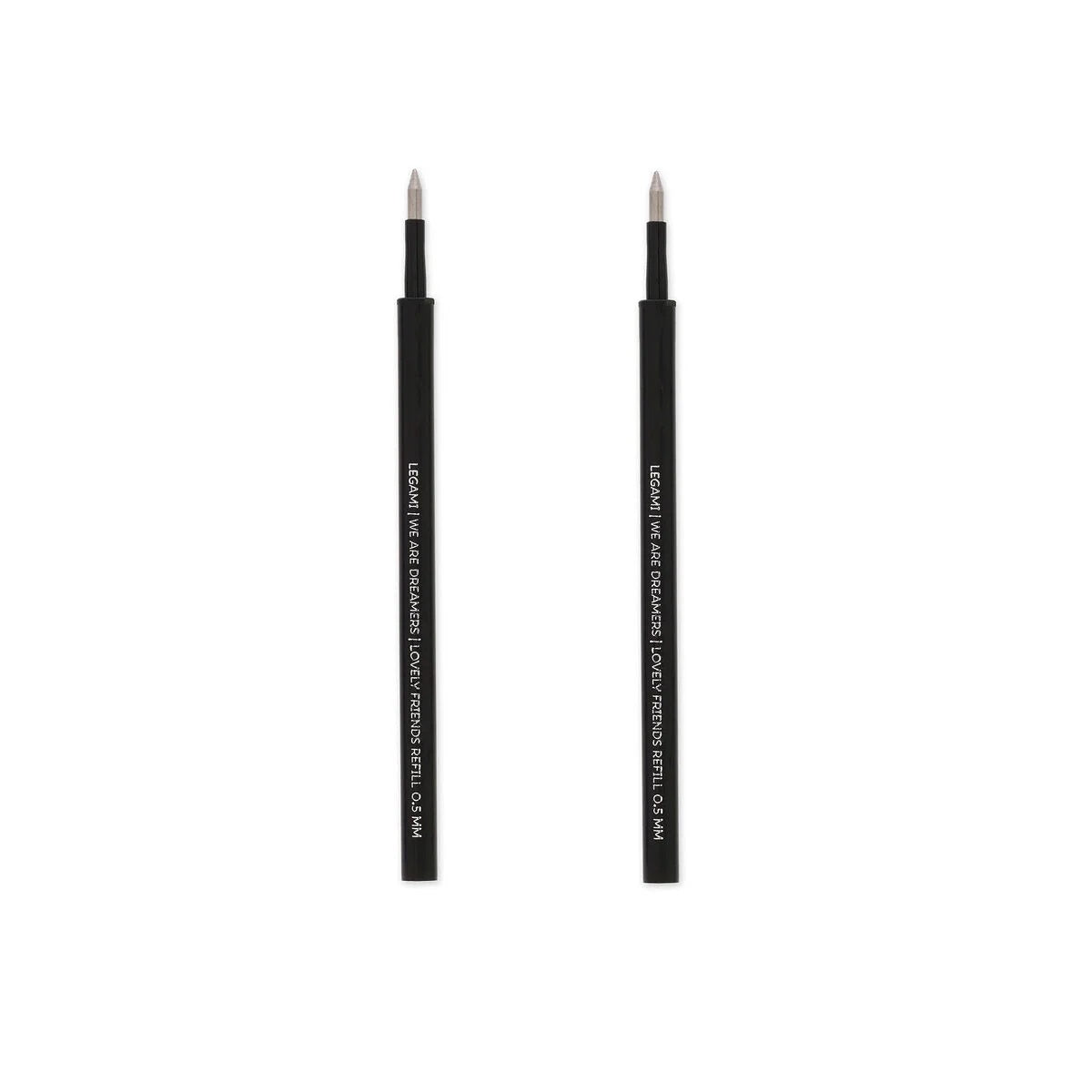 Legami Erasable Lovely Friends Gel Pen Refills - 2 Pack - Black