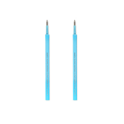 Legami Erasable Lovely Friends Gel Pen Refills - 2 Pack - Sky Blue