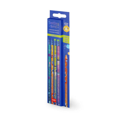 Legami’s Space Set of 4 Scented HB Graphite Pencils - Smelling Good!