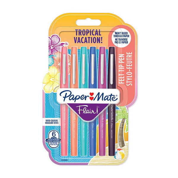 Paper Mate Flair Felt Tip Pens Ultra Fine Point Assorted Colors 8 Count, Delivery Near You