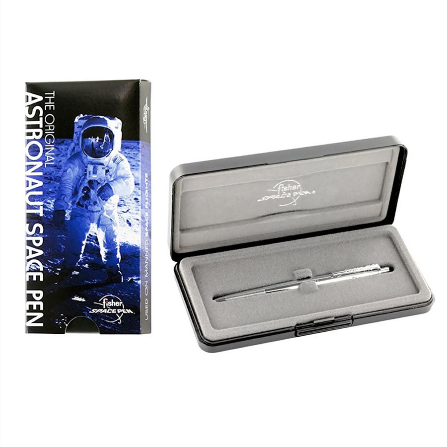 Fisher Space - Engraved Chrome Astronaut Pen